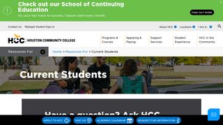 Current Students | Houston Community College - HCC