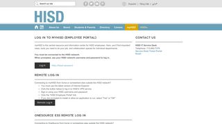 myHISD / Homepage - Houston ISD
