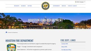 Houston Fire Department Official Home Page - City of Houston