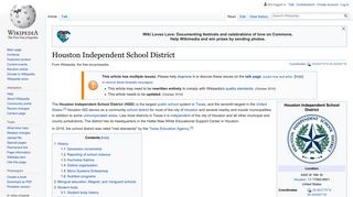 Houston Independent School District - Wikipedia