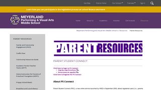 Parent Resources / PS Connect - Houston ISD