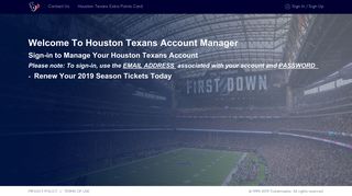 Texans Account Manager |