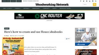 Here's how to create and use Houzz ideabooks | Woodworking Network