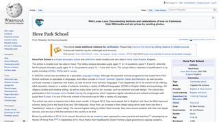 Hove Park School - Wikipedia