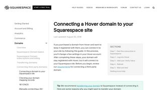 Connecting a Hover domain to your Squarespace site – Squarespace ...