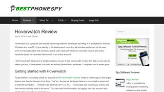 Hoverwatch Review - Spy Apps