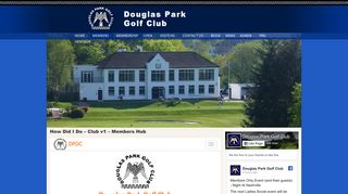 How Did I Do - Club v1 - Members Hub - Douglas Park Golf Club ...
