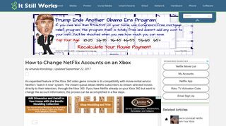 How to Change NetFlix Accounts on an Xbox | It Still Works