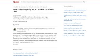 How to change my Netflix account on an Xbox 360 - Quora