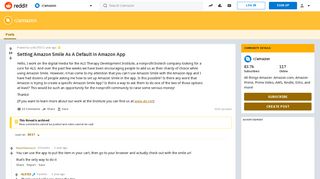 Setting Amazon Smile As A Default in Amazon App : amazon - Reddit