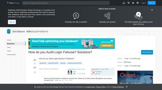 sql server - How do you Audit Login Failures? Solutions ...