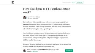 How does basic HTTP authentication work? – Jignesh Kakadiya ...