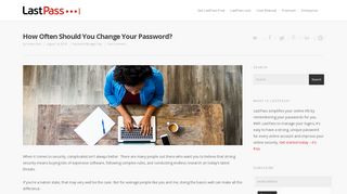 How Often Should You Change Your Password? - The LastPass Blog