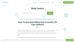 How To Use And Utilise User Accounts On Your Website | Create.net