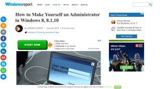 How to Make Yourself an Administrator in Windows 8, 8.1,10