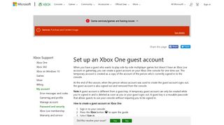 Guest Use on Xbox One | Xbox One Security - Xbox Support