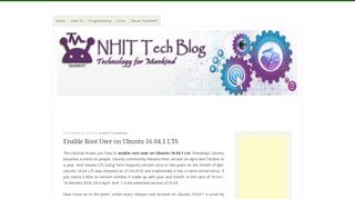 Enable Root User on Ubuntu 16.04.1 LTS - NHIT Tech Blog