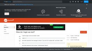 sudo - How do I login as root? - Ask Ubuntu