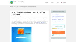 How to Break Windows 7 Password from Safe Mode