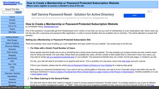 How to Create a Membership or Password Protected Subscription ...