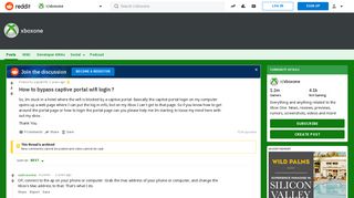 How to bypass captive portal wifi login ? : xboxone - Reddit