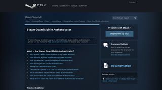Steam Guard Mobile Authenticator - Managing Your Account Features ...