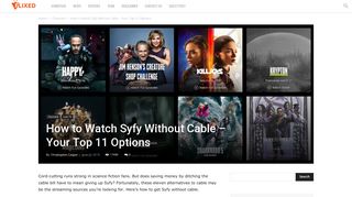 How to Watch Syfy Without Cable - Your Top 11 Options - Flixed
