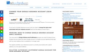 Change Adsense Email: Switch Your Google Adsense Account Login ...