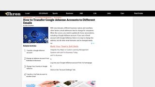 How to Transfer Google Adsense Accounts to Different Emails | Chron ...
