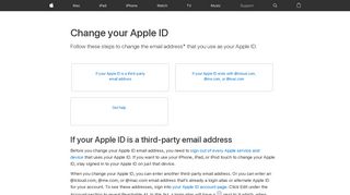 Change your Apple ID - Apple Support