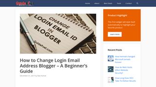 How to Change Login Email Address Blogger - A Beginner's Guide ...