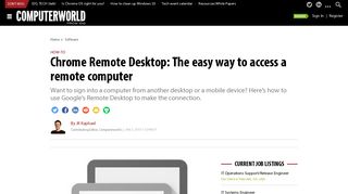Chrome Remote Desktop: The easy way to access a remote computer ...