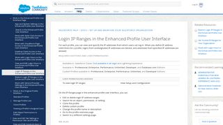 Login IP Ranges in the Enhanced Profile User ... - Salesforce Help