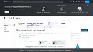 rhel - How can we change root password? - Unix & Linux Stack Exchange