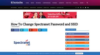 How To Change Spectranet Password and SSID - TecHLecToR