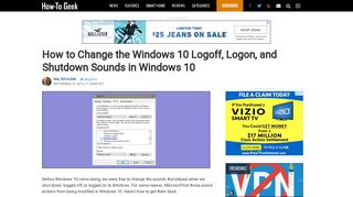 How to Change the Windows 10 Logoff, Logon, and Shutdown ...