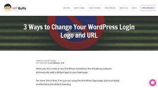 3 Ways to Change Your WordPress Login Logo and URL (2019)