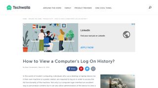How to View a Computer's Log On History? | Techwalla.com