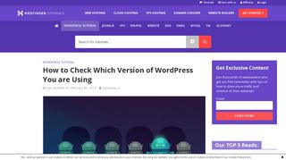 3 Ways to Check What Version of WordPress You Have - Hostinger