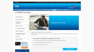 Online Credit Card Statement, Online Bank Account ... - Citibank