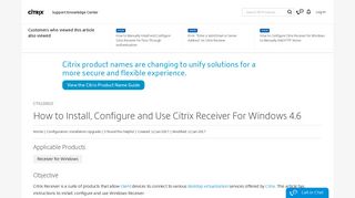 How to Install, Configure and Use Citrix Receiver For Windows 4.6