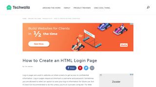 How to Create an HTML Login Page | Techwalla.com