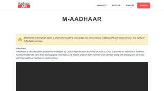 mAadhaar | How to Download / Operate mAadhaar ... - Aadhaar API