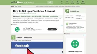 How to Set up a Facebook Account: 11 Steps (with Pictures)