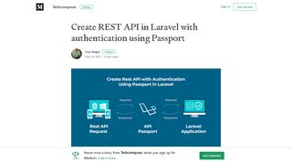 Create REST API in Laravel with authentication using Passport - Medium