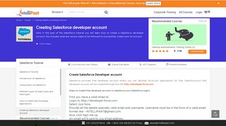 Creating Salesforce developer account - Salesforce Tutorial