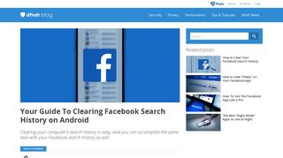 Your Guide To Clearing Facebook Search History on Android - PSafe ...
