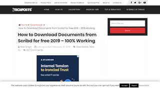 How to Download Documents from Scribd for free 2019 - 100% Working