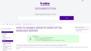 How to enable Remote Desktop on Windows Server [Documentation ...