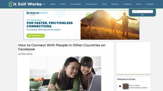 How to Connect With People in Other Countries on Facebook | It Still ...